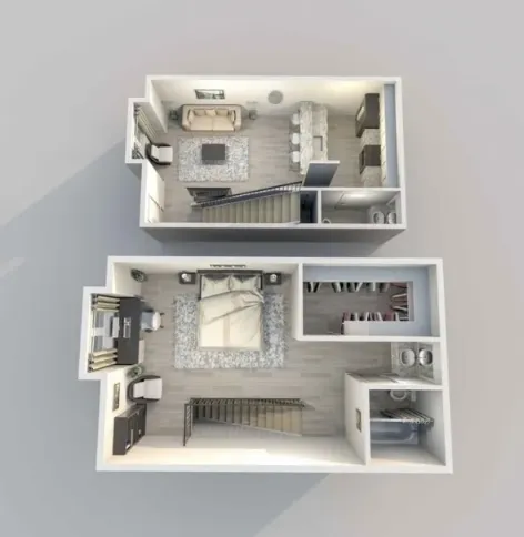 Legacy at Westchase Houston Apartment Floor Plan 4