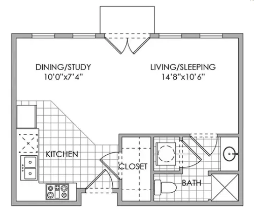 Lennox West Village floor plan 1