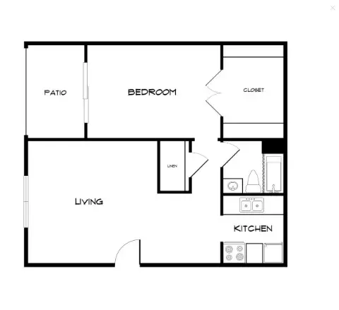 Lila Apartments Dallas floor plan 2