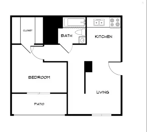 Lila Apartments Dallas floor plan 3