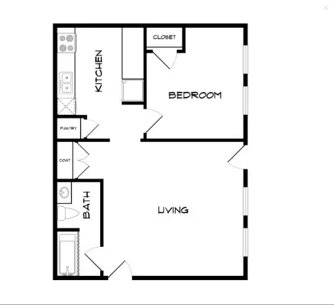 Lila Apartments Dallas floor plan 4