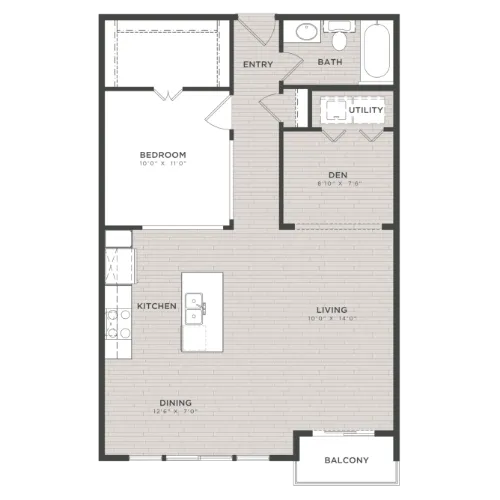 Loft and Row floor plan 1