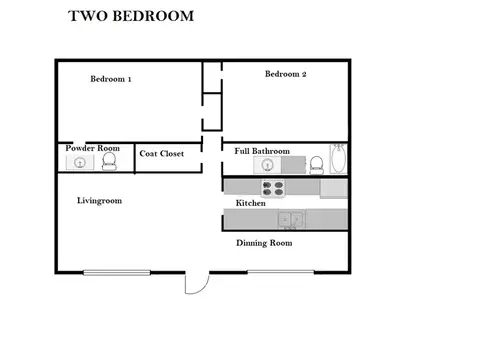 Loggins Court Apartments FloorPlan 2