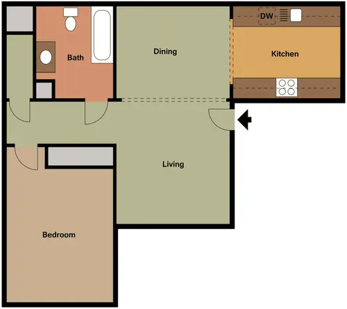 Maderas Apartments FloorPlan 2