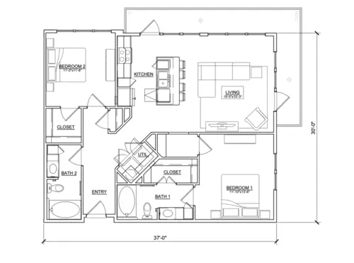 Magnolia At West Lemmon FloorPlan 01