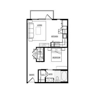 Magnolia Off Sylvan Dallas Floorplan 2