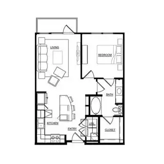 Magnolia Off Sylvan Dallas Floorplan 3