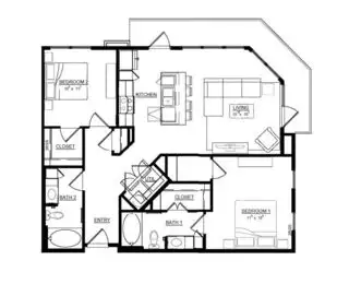 Magnolia Off Sylvan Dallas Floorplan 4