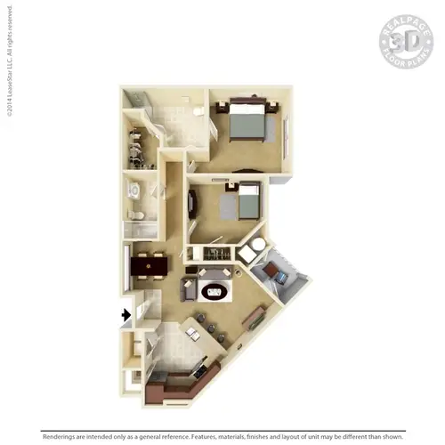 Magnolia Trace Apartments FloorPlan 01