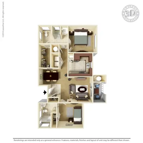 Magnolia Trace Apartments FloorPlan 03