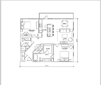 Magnolia on Eastern Dallas Apartment Floor Plan 10