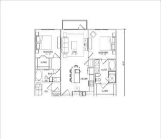 Magnolia on Eastern Dallas Apartment Floor Plan 9