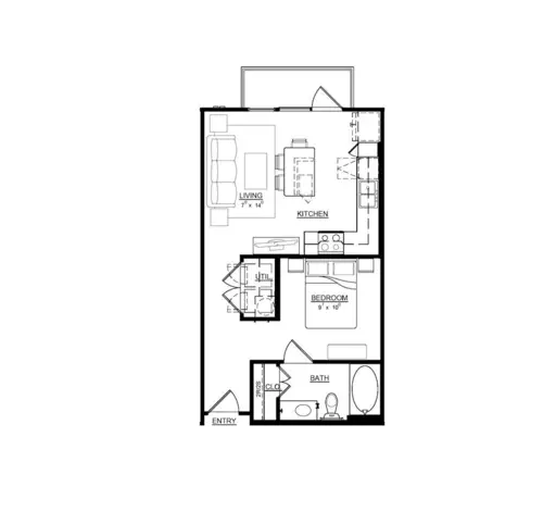 Magnolia on Zang FloorPlan 1