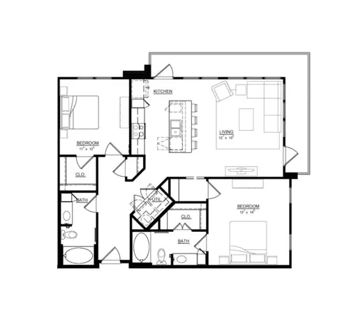 Magnolia on Zang FloorPlan 8