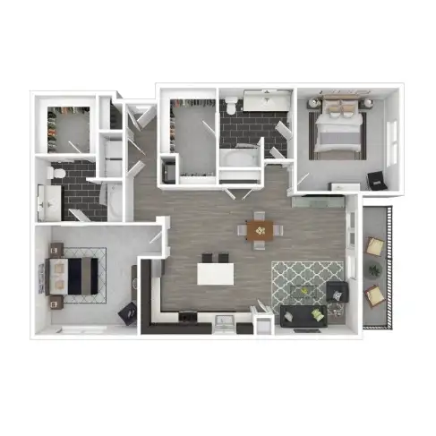 Maple at Med Center Floorplan 11