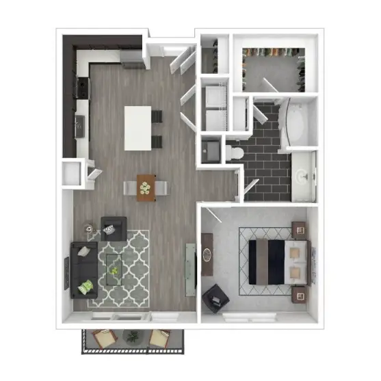 Maple at Med Center Floorplan 3