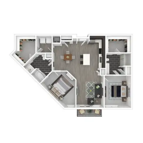 Maple at Med Center Floorplan 9