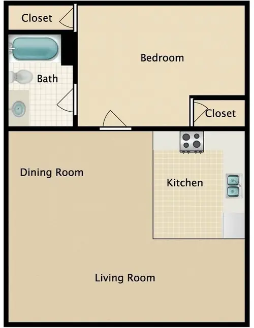 Maravilla Apartment Homes FloorPlan 3