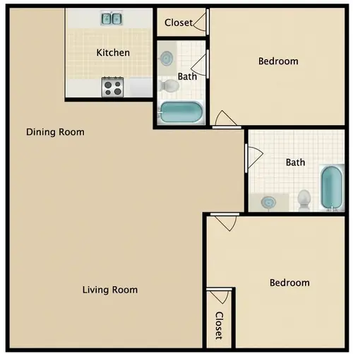 Maravilla Apartment Homes FloorPlan 7