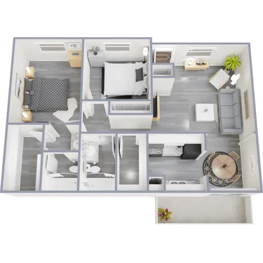 Marina Club Apartments Baytown Houston Apartment Floor plan 10