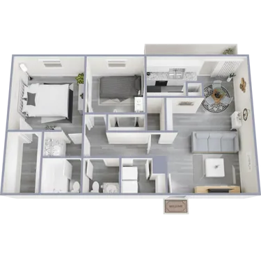 Marina Club Apartments Baytown Houston Apartment Floor plan 9