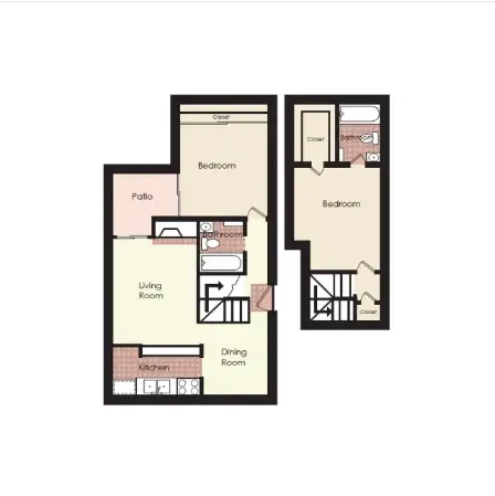 Maverick Oak Lawn Dallas floorplan 1