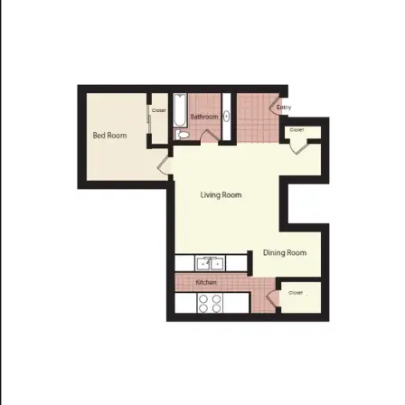 Maverick Oak Lawn Dallas floorplan 3