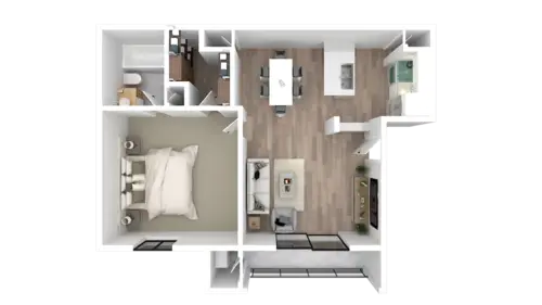 Meadow Park Apartments FloorPlan 1