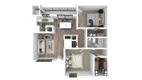 Meadow Park Apartments FloorPlan 4