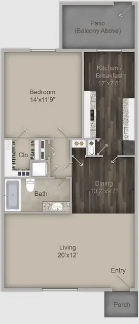 Meadowstone Place Senior Living Dallas floorplan 1