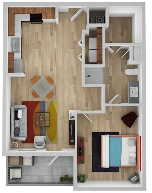 Miramonte Apartments Floorplan 2