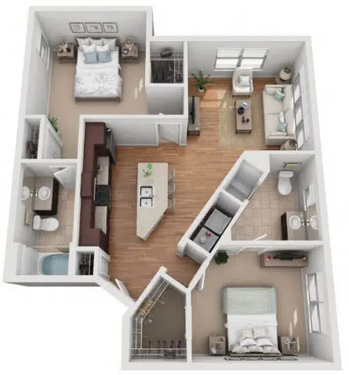 Mockingbird Flats FloorPlan 006