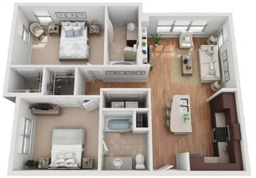 Mockingbird Flats FloorPlan 013