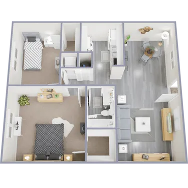 Morgan Park Apartments Alvin Floorplan 1