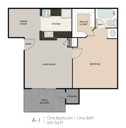 Mosaic Apartments FloorPlan 1