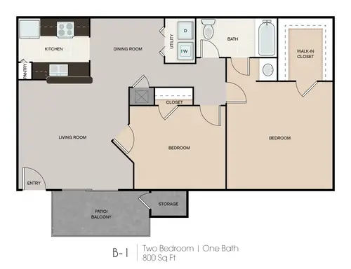 Mosaic Apartments FloorPlan 6