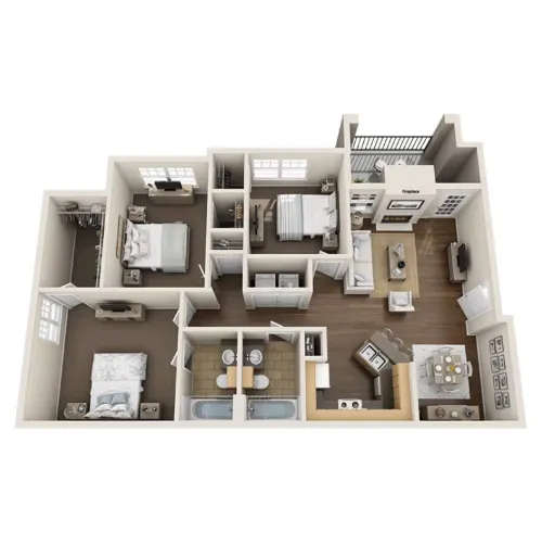 Murdeaux Villas Floorplan 4