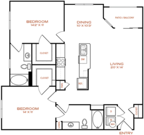 NEO at Midtown Floorplan 10