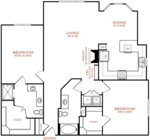 NEO at Midtown Floorplan 14