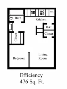 Northaven Park Apartments Floorplan 1