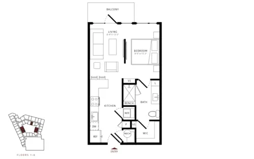 Oakhouse Apartment FloorPlan 003