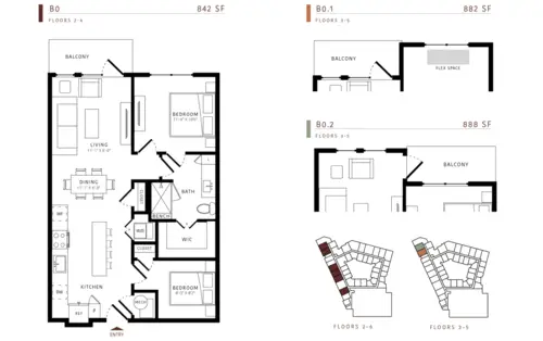 Oakhouse Apartment FloorPlan 026