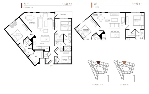 Oakhouse Apartment FloorPlan 041