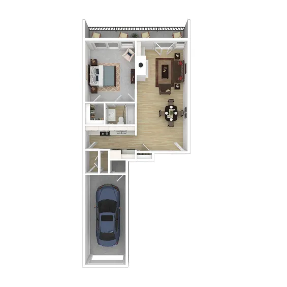 Oaks White Rock Apartments Dallas Floor Plan 3