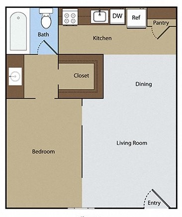 Oaks of Charleston floor plan 2