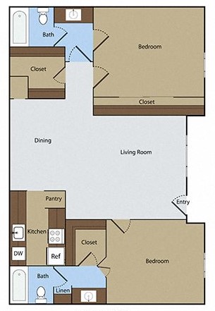 Oaks of Charleston floor plan 4