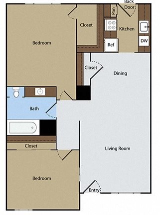 Oaks of Charleston floor plan 4