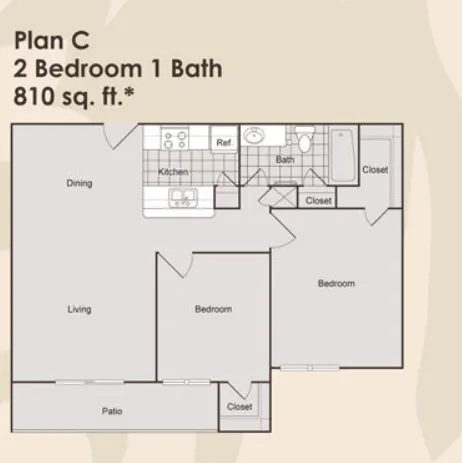 Pagewood Place Apartments Houston Floor Plan 5