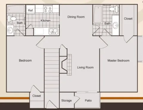 Pagewood Place Apartments Houston Floor Plan 7