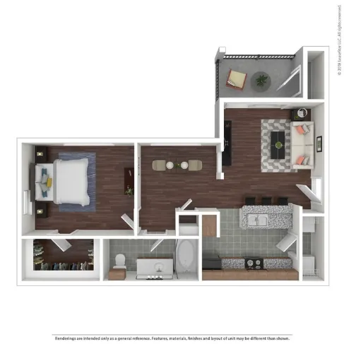 Palomar Apartments Webster Houdton Apartment Floor Plan 1